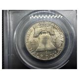 1962-D Franklin Silver Half Dollar  PCGS MS64 - PCGS Price Guide Value for an MS64 is $46