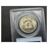 1962-D Franklin Silver Half Dollar  PCGS MS64 - PCGS Price Guide Value for an MS64 is $46