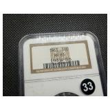 1963 Franklin Silver Half Dollar  NGC MS65 -  NGC Price Guide Value for an MS65 is $55
