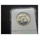 1963 Franklin Silver Half Dollar  NGC MS65 -  NGC Price Guide Value for an MS65 is $55