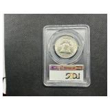 1963-D Franklin Silver Half Dollar  PCGS MS65 - PCGS Price Guide Value for an MS65 is $50