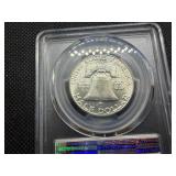 1963-D Franklin Silver Half Dollar  PCGS MS65 - PCGS Price Guide Value for an MS65 is $50