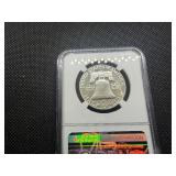 1955 Proof Franklin Silver Half Dollar  NGC PF68 CAMEO-  NGC Price Guide Value for a PF68 CAMEO is $600