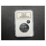 1960 Proof Franklin Silver Half Dollar  NGC PF68 - NGC Price Guide Value for a PF68 is $125