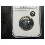 1960 Proof Franklin Silver Half Dollar  NGC PF68 - NGC Price Guide Value for a PF68 is $125