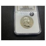 1960 Proof Franklin Silver Half Dollar  NGC PF68 - NGC Price Guide Value for a PF68 is $125