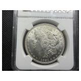 1921-S Silver Morgan Dollar - NGC MS65 - NGC Price Guide Value for an MS65 is $875