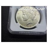 1922 Silver Peace Dollar - NGC MS64 - NGC Price Guide Value for an MS64 is $125