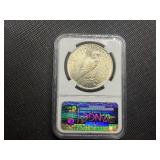 1922 Silver Peace Dollar - NGC MS64 - NGC Price Guide Value for an MS64 is $125