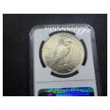 1922 Silver Peace Dollar - NGC MS64 - NGC Price Guide Value for an MS64 is $125
