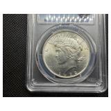 1922-D Silver Peace Dollar - PCGS MS64 - PCGS Price Guide Value for an MS64 is $235