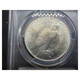 1922-D Silver Peace Dollar - PCGS MS64 - PCGS Price Guide Value for an MS64 is $235