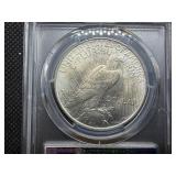 1922-D Silver Peace Dollar - PCGS MS64 - PCGS Price Guide Value for an MS64 is $235