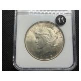 Gem 1923 Silver Peace Dollar - NGC MS65 - NGC Price Guide Value for an MS65 is $175
