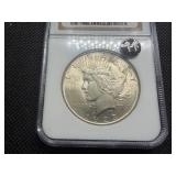 Gem 1923 Silver Peace Dollar - NGC MS65 - NGC Price Guide Value for an MS65 is $175