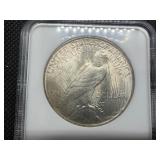 Gem 1923 Silver Peace Dollar - NGC MS65 - NGC Price Guide Value for an MS65 is $175