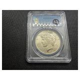 1926-S Silver Peace Dollar - PCGS MS63 - PCGS Price Guide Value for an MS63 is $225