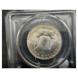 1948 Franklin Silver Half Dollar  PCGS MS64  Old Green Holder - PCGS Price Guide Value for an MS64 is $50