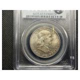 1949-S Franklin Silver Half Dollar  PCGS MS65 - PCGS Price Guide Value for an MS65 is $130