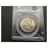 1949-S Franklin Silver Half Dollar  PCGS MS65 - PCGS Price Guide Value for an MS65 is $130