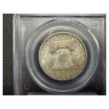 1949-S Franklin Silver Half Dollar  PCGS MS65 - PCGS Price Guide Value for an MS65 is $130