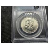 1951 Franklin Silver Half Dollar  PCGS MS64 - PCGS Price Guide Value for an MS64 is $55