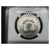 1951-S Franklin Silver Half Dollar  NGC MS64 -  NGC Price Guide Value for an MS64 is $60