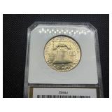 1952 Franklin Silver Half Dollar  PCI MS65 - Greysheet Wholesale Value for An MS65 is $40.56