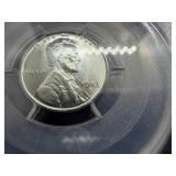 1943-S Steel Lincoln Cent PCGS MS66 - PCGS Price Guide Value for an MS66 is $70