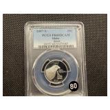 2007-S Silver Idaho Washington Quarter PCGS PR69DCAM - PCGS Price Guide Value for a PR69DCAM is $25