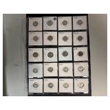 Twenty High Grade XF-AU  Mercury Dimes 1924-D -- 1931 -  Greysheet Wholesale Value for these coins at VF20 totals: $345.01