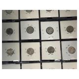 Twenty High Grade XF-AU  Mercury Dimes 1924-D -- 1931 -  Greysheet Wholesale Value for these coins at VF20 totals: $345.01