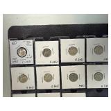 Eighteen High Grade XF-AU  Mercury Dimes 1940-D -- 1945-S 'Micro S' -  Greysheet Wholesale Value for these coins at VF20 totals: $112.29