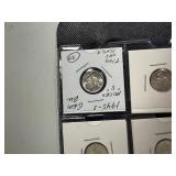 Eighteen High Grade XF-AU  Mercury Dimes 1940-D -- 1945-S 'Micro S' -  Greysheet Wholesale Value for these coins at VF20 totals: $112.29