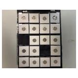 Eighteen High Grade XF-AU  Mercury Dimes 1940-D -- 1945-S 'Micro S' -  Greysheet Wholesale Value for these coins at VF20 totals: $112.29