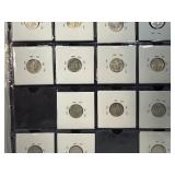 Eighteen High Grade XF-AU  Mercury Dimes 1940-D -- 1945-S 'Micro S' -  Greysheet Wholesale Value for these coins at VF20 totals: $112.29