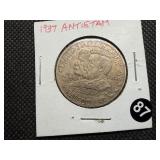 1937 Antietam Commemorative Silver Half Dollar - Greysheet Wholesale Price for an XF40 is $420