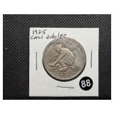 1925 California Commemorative Silver Half Dollar - Greysheet Wholesale Price for an XF40 is $140