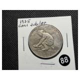 1925 California Commemorative Silver Half Dollar - Greysheet Wholesale Price for an XF40 is $140
