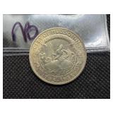 1935 Hudson Commemorative Silver Half Dollar - Greysheet Wholesale Price for an XF40 is $525