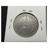 1935 San Diego Commemorative Silver Half Dollar Marked MS64 When Purchased - Greysheet Wholesale Price for an MS64 is $120