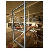 8 FT PALLET RACKING SECTION - 2 uprights, 4 beams