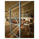 8 ft PALLET RACKING Section - 2 uprights, 4 beams
