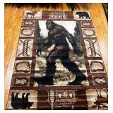 5’ x 7’ BIGFOOT RUG - Squatch ~ NEW