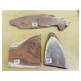 LIVE EDGE LOT - WALNUT - 3 pcs