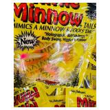 50 pkgs MIMIC MINNOW TAILS - sunset tiger stripe