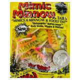 50 pkgs MIMIC MINNOW TAILS - sunset tiger stripe
