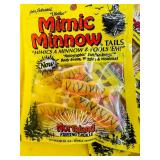 50 pkgs MIMIC MINNOW TAILS - sunset tiger stripe