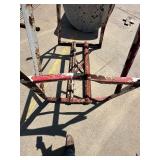 FUEL BARREL and Upright Stand - both dented