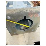 Large, extremely HD -  GALVANIZED PEDESTAL - 15 ft high (long)